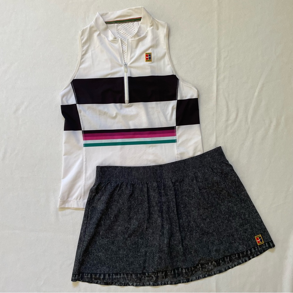 Nike NikeCourt Melbourne Collection Tank Top & Skirt Tennis Outfit